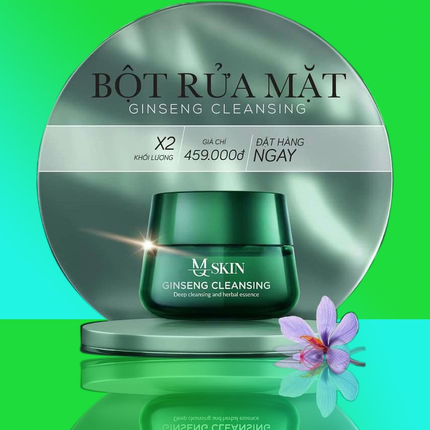 Bột Rửa Mặt Mq Skin Chính Hãng Nhân Sâm và Nhụy Hoa Nghệ Tây Bột Rửa Mặt MQSkin Mẫu Mới & Thay Da Tái Tạo Da Mq Skin | BigBuy360 - bigbuy360.vn