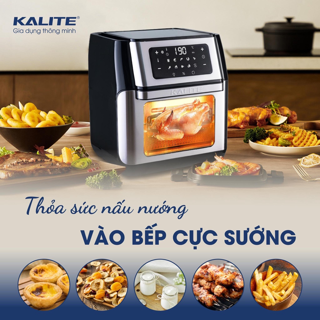 NỒI CHIÊN KHÔNG DẦU CAO CẤP KALITE Q10