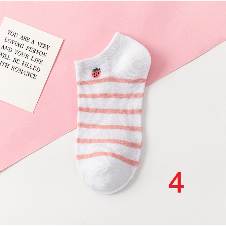 RẺ VÔ ĐỊCH  TẤT NỮ CỔ NGẮN MÀU HỒNG DỄ THƯƠNG, XINH XẮN