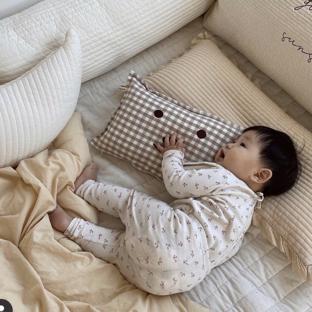 Vỏ gối chữ nhật size lớn cao cấp cho bé chính hãng Anmante Hàn Quốc