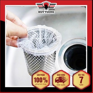100 Túi lọc rác bồn rửa chén bát , túi chặn rác bồn chén - Huy Tưởng