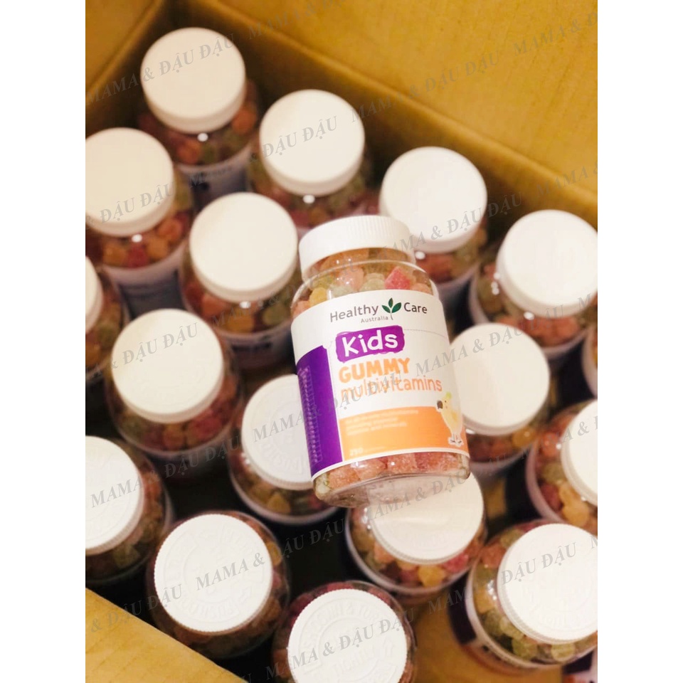 KẸO KIDS MULTIVITAMIN GUMMIES HEALTHY CARE CHO BÉ TỪ 2 TUỔI - HÀNG BAY DATE XA ĐỦ BILL