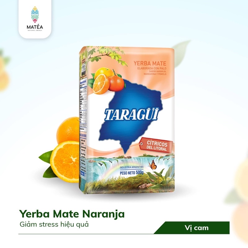 Trà Yerba Mate Taragui - vị cam
