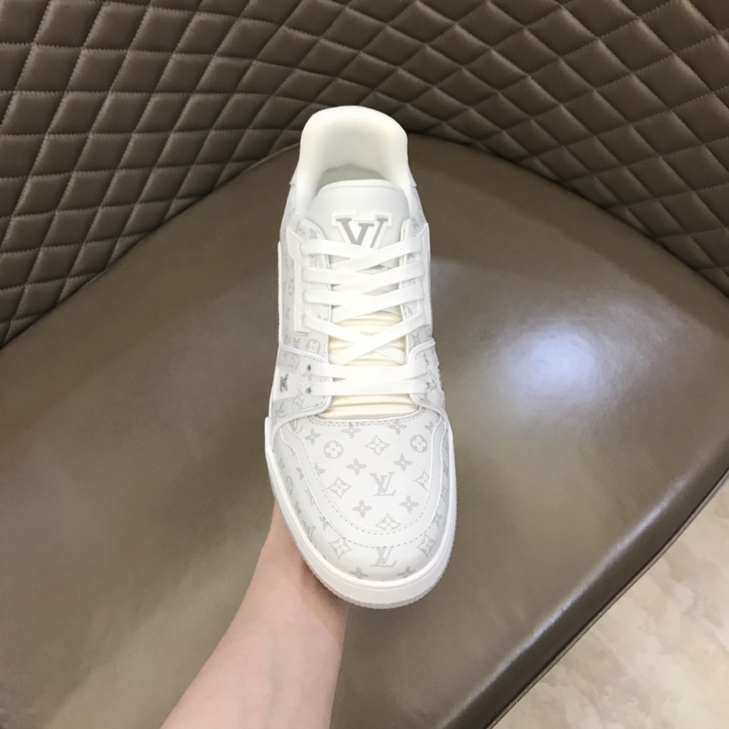 Giày sneaker nam da thật thời trang cao cấp Louis Vuitton LV phong cách trẻ trung, thời thượng