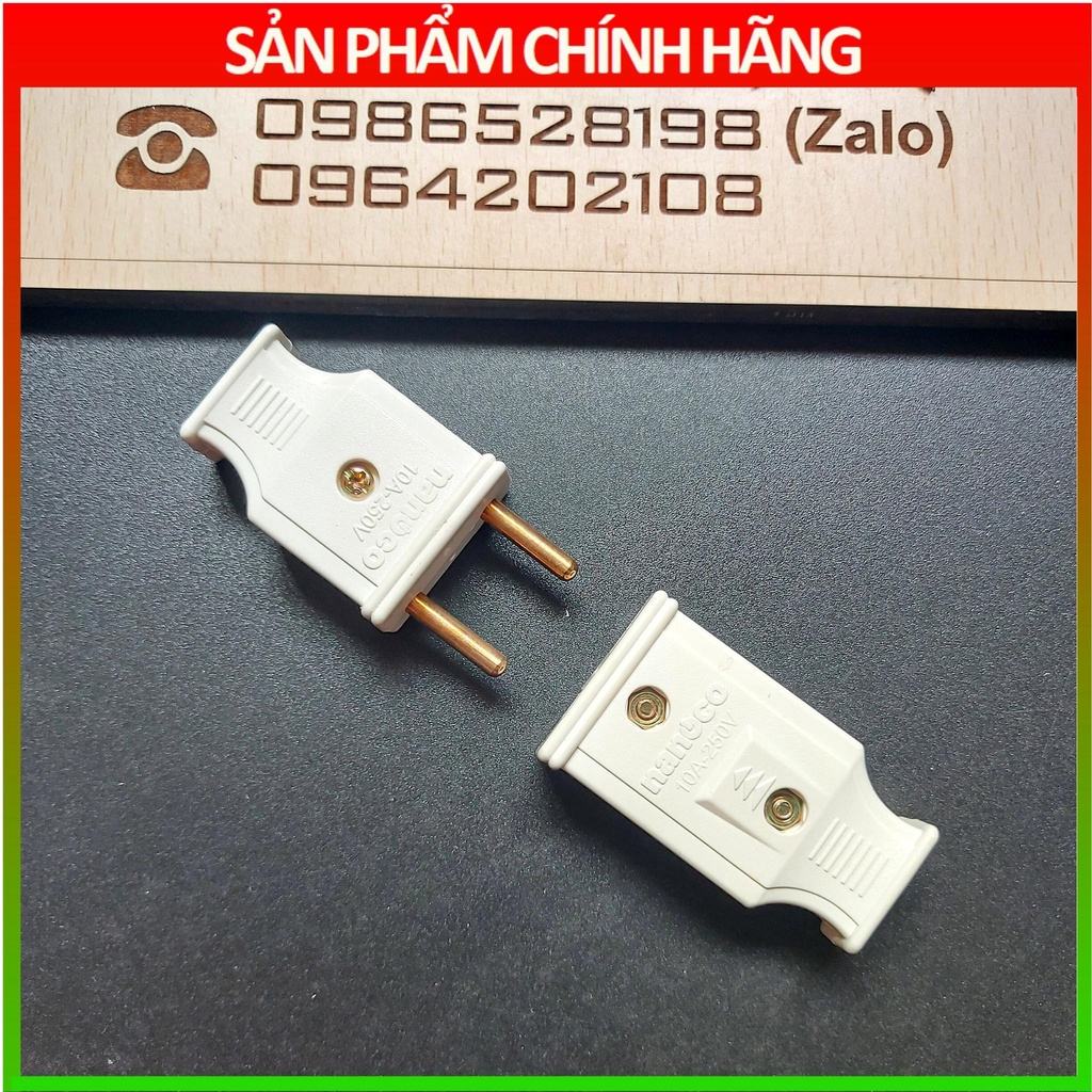 Phích cắm điện đực cái chịu nhiệt Nanoco chính hãng