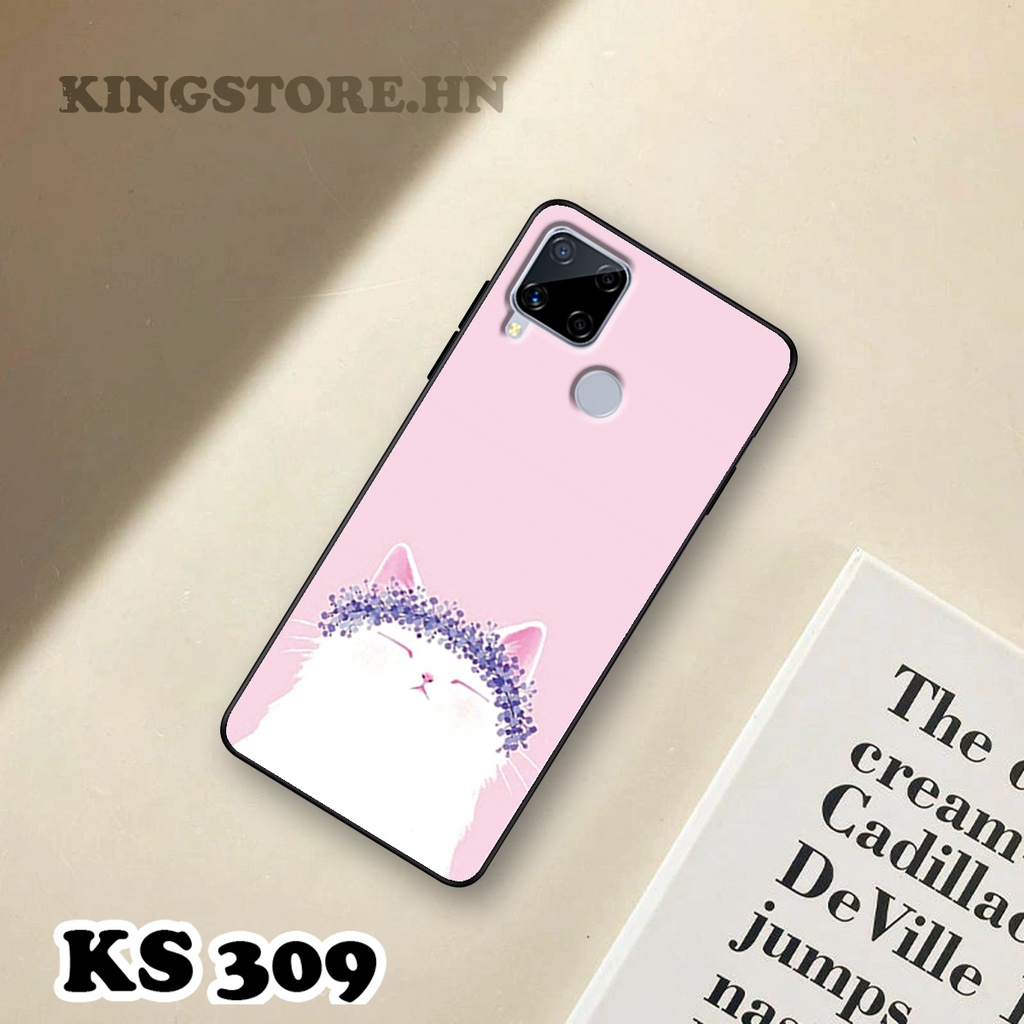 Ốp Lưng Oppo Realme C12- Realme C15 - Ốp Oppo in hình LoveCat - Chất liệu TPU siêu bền