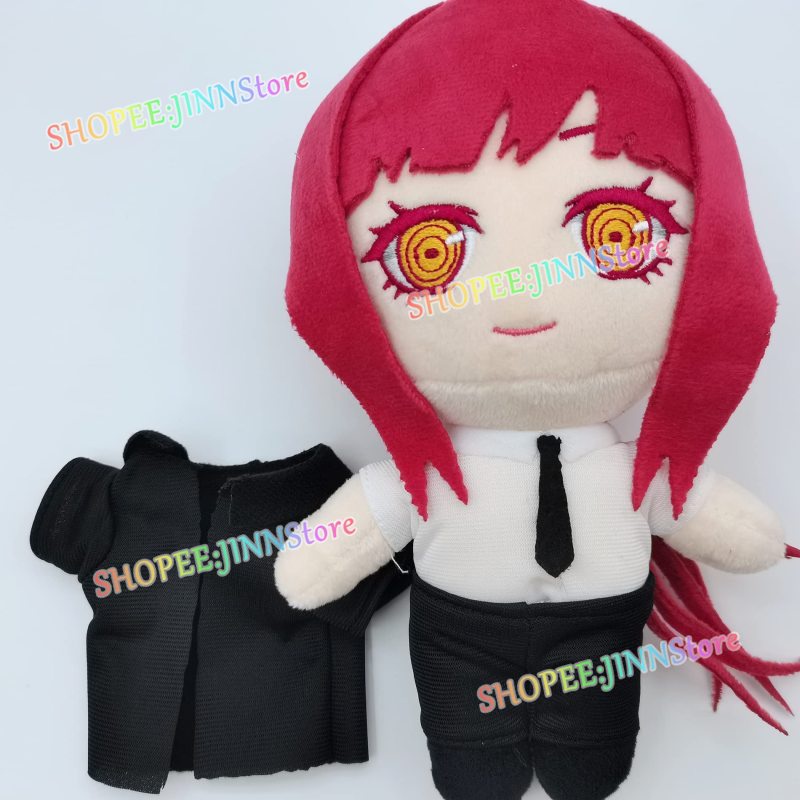 JINN CHAINSAW MAN MAKIMA QUANXI POWER DENJI MITAKA ASA Plush Doll Anime phim hoạt hình nhồi bông đồ chơi mềm sinh nhật quà tặng trẻ em 20CM