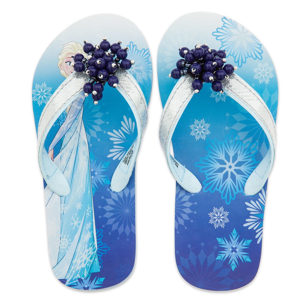 DÉP KẸP CÓ QUAI HẬU CÔNG CHÚA BĂNG GIÁ CHO BÉ GÁI ELSA SANDALS FOR KIDS - FROZEN TỪ DISNEY MỸ size 23 24