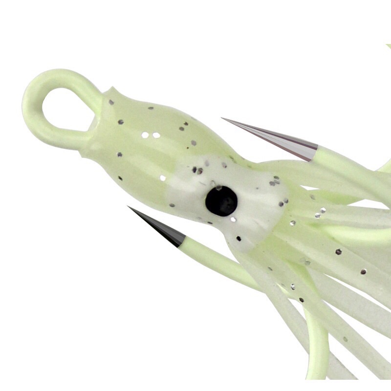 Mồi Câu Mực Phát Quang - Có 2 size tuỳ chọn 6cm và 6,2cm