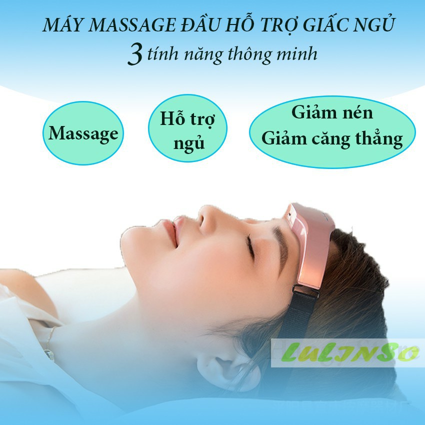 Máy Massage Đầu Thông Minh Hỗ Trợ Điều Trị Mất Ngủ - Châm Cứu