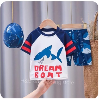 bộ bơi cá heo bé trai