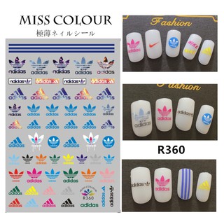 sticker dán móng logo, thương thiệu