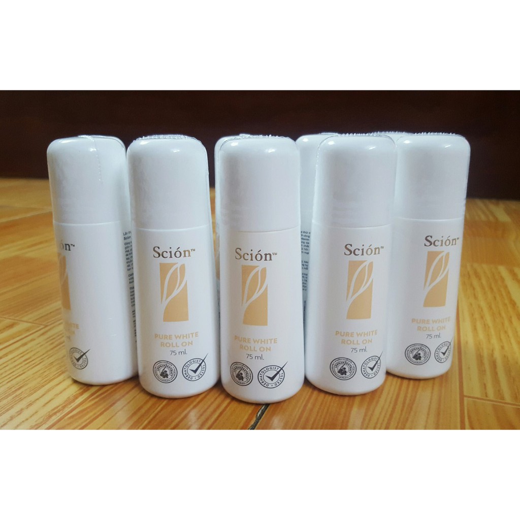 Lăn khử mùi Scion Nuskin Pure White Roll On, Lăn nách Scion 75ml chính hãng Mỹ