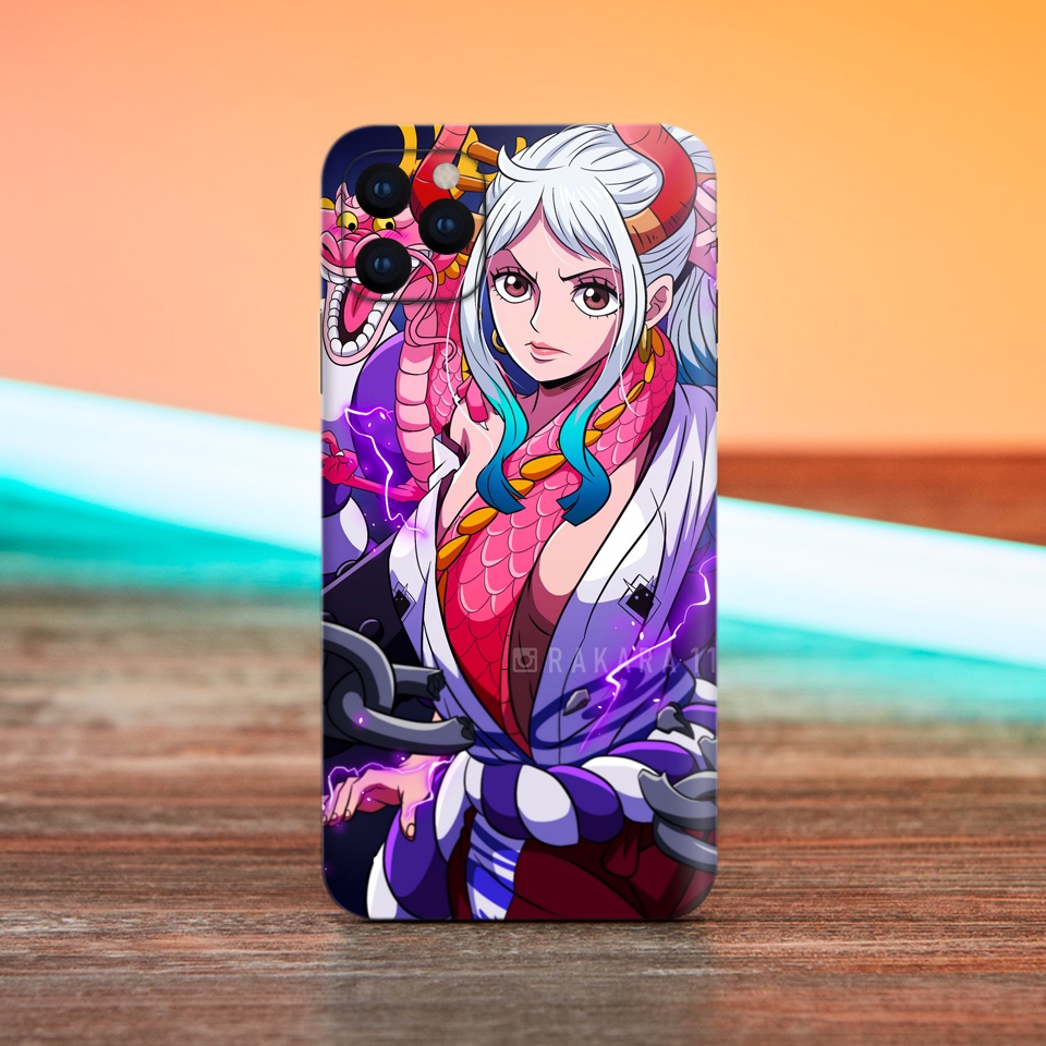 Miếng Dán Skin Điện Thoại In Hình Yamato - One Piece Đảo Hải Tặc Cho IP Xiaomi