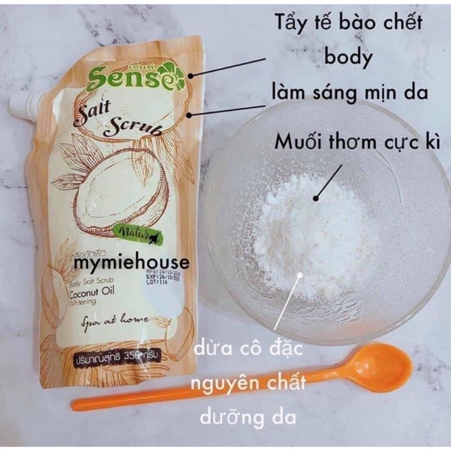 Muối dừa tẩy da chết Sense Thailand