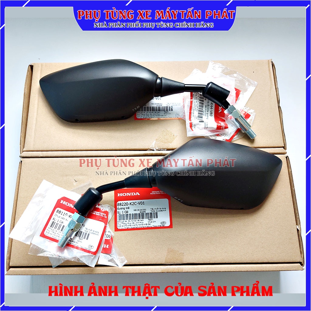 Gương Xe Máy Vision 2021-2023 Chính Hãng Honda Gắn Được Các Đời 2014-2015-2016-2017-2018-2019-2020-2021-2022