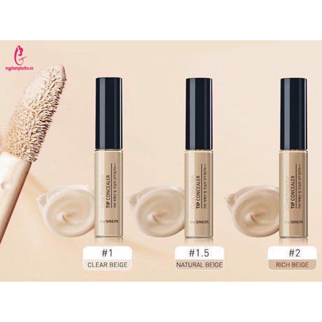 Kem Che Khuyết Điểm The Saem - Kem Che Khuyết Điểm The Seam Cover Perfection Tip Concealer SPF28 PA++ 6.5g