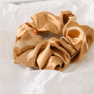 Dây cột tóc vải Scrunchies màu trơn