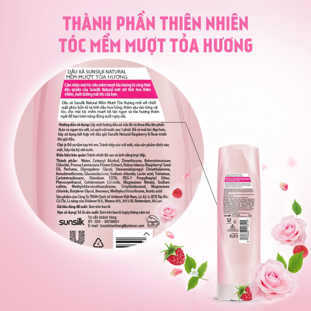 Dầu xả Sunsilk thiên nhiên 320gr