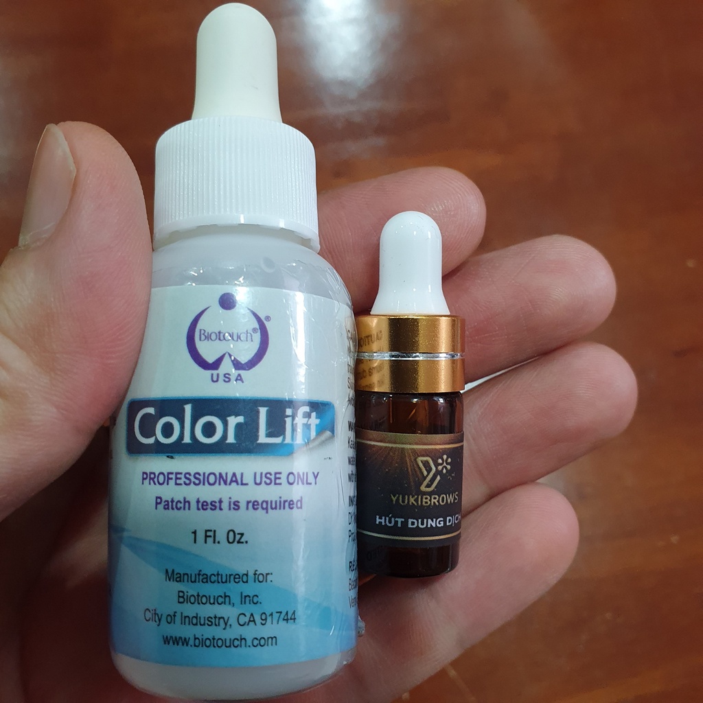 Color lift chai 3ml, dung dịch Colo lift hỗ trợ xóa xăm sản phẩm có tem chống hàng giả