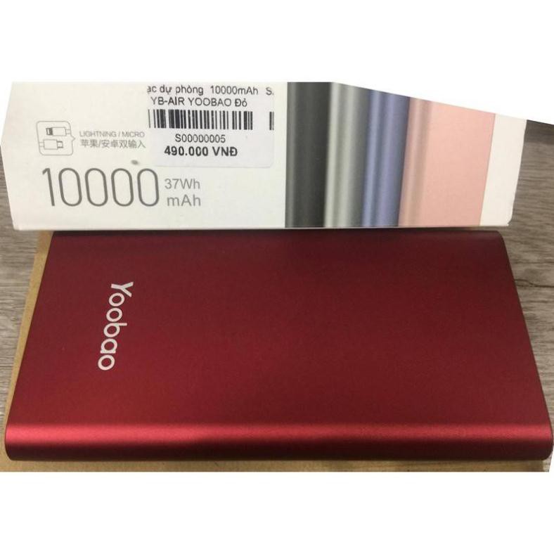 Sạc dự phòng 10000mAh YB-AIR YOOBAO