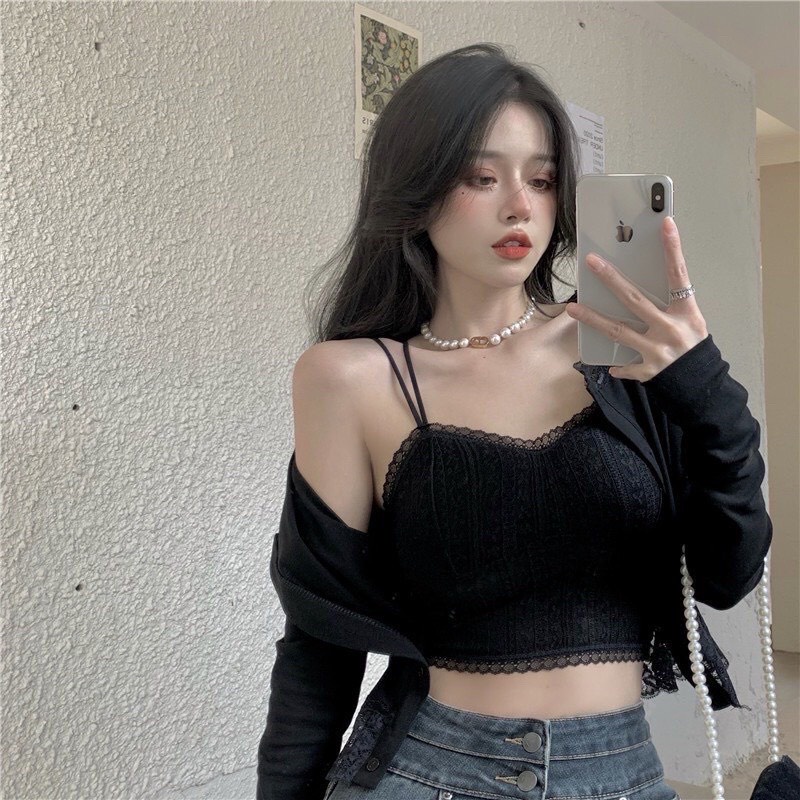 Che tên sp, Áo bra ren cao cấp dây kép sẵn đệm ngực V3