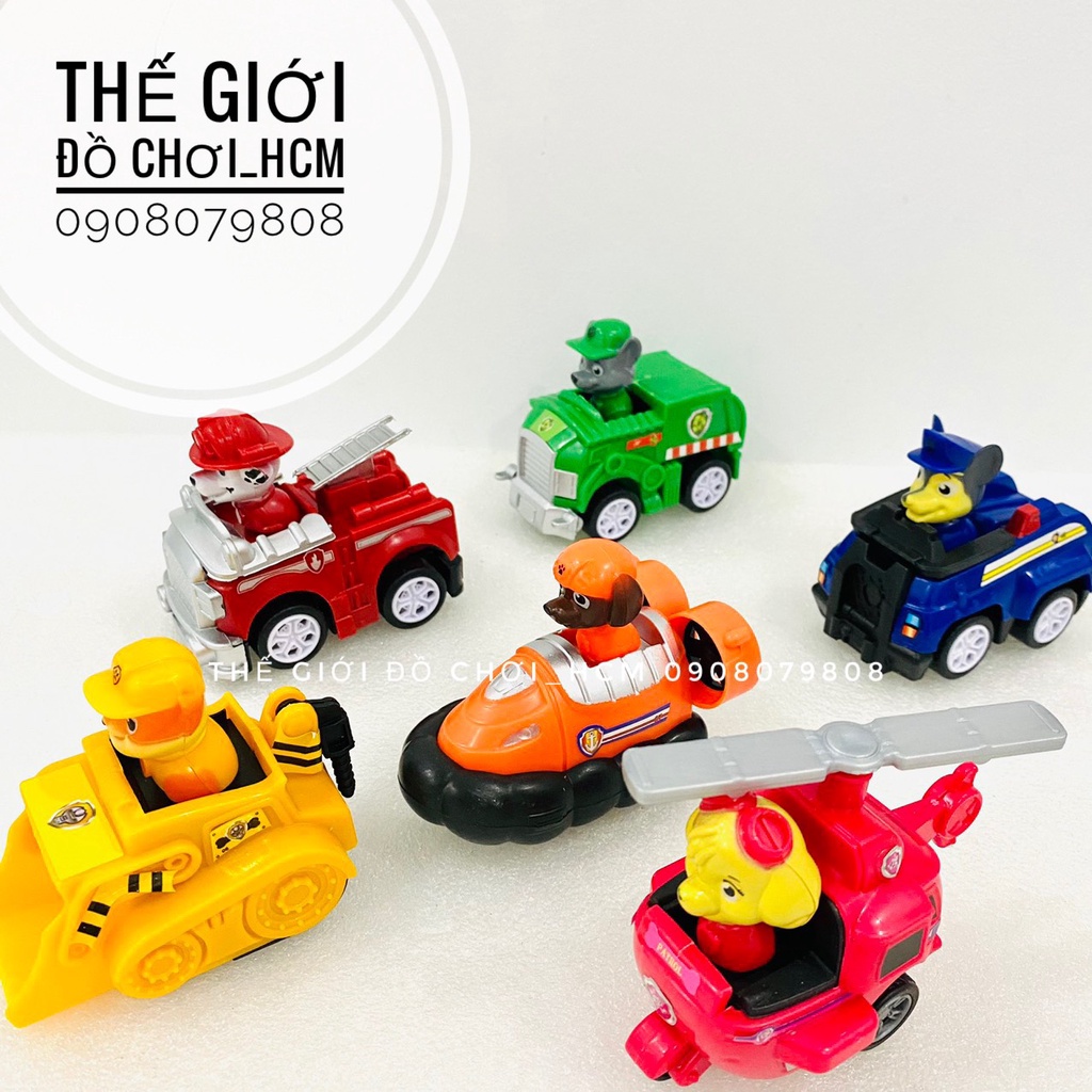 [ĐẸP-CLIP THẬT] Đồ chơi trẻ em biệt đội chó cứu hộ PAW PATROL  cho bé thích hoạt hình ZumMa, Jay, Sky, Robber, Jacky A9