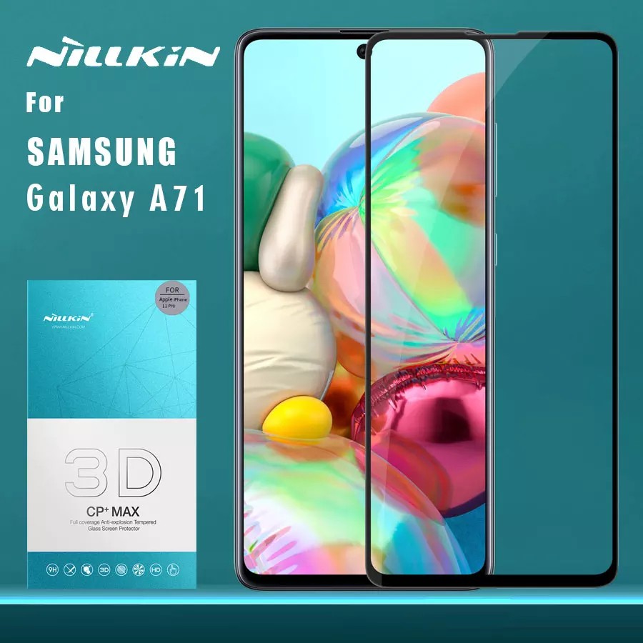 Samsung Galaxy A71/Note 10 Lite/M51 / Galaxy A51 - Cường lực Nillkin 3D CP+ Max full màn chống bám vân tay mồ hôi