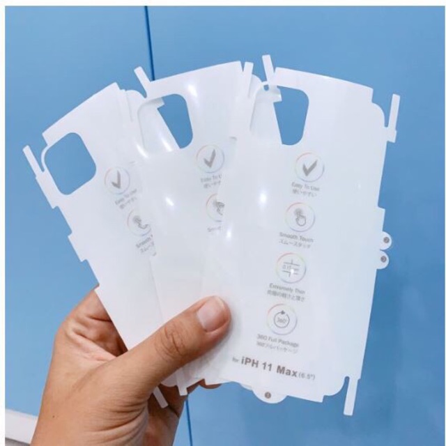 [Sỉ=Lẻ] Dán ppf Dẻo Full lưng viền iphone 11 Pro,11 Pro Max,11