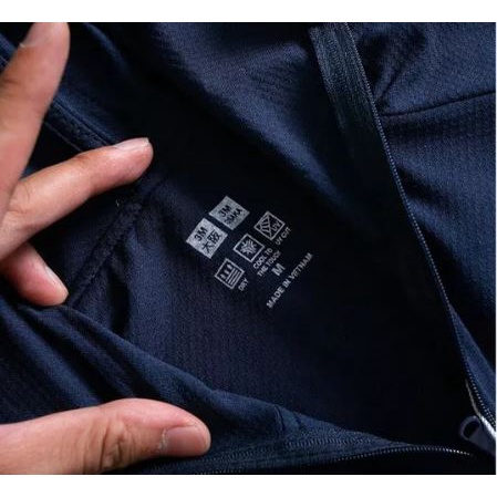 Áo chống nắng nam cao cấp 3M 0saka, áo khoác chống nắng nam vải poly dày dặn khóa kéo cao che mặt