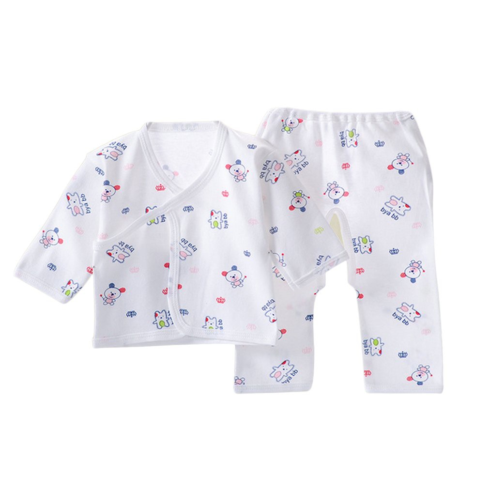 Bộ Đồ Ngủ Cotton In Hoạt Hình Cho Bé