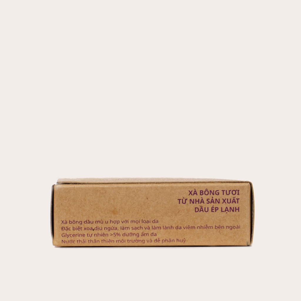 Xà Bông Dầu Mù U chuẩn Organic chính hãng Noom loại 100g
