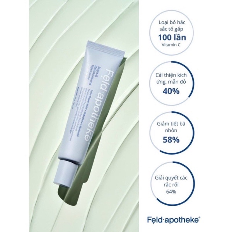Kem Ngày Dưỡng Trắng Nâng Tone Chống Nắng Spf 50 Feld ApothekeKem Tone Up Đa Nhiệm Bright-G Hautaktivierend Tagescreme