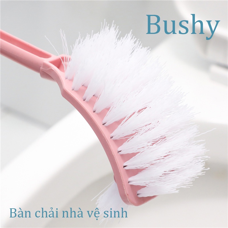 [HCM]Bàn chải vệ sinh bàn chải làm sạch bồn cầu bàn chải vệ sinh bồn cầu (pink blue beige) 【GM-MTS001-03】
