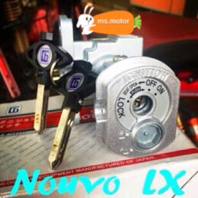 [Nhập AU12K giảm 12K đơn từ 99K]BỘ Ổ KHOÁ ĐIỆN XE NOUVO LX 💥6 & 8 CẠNH