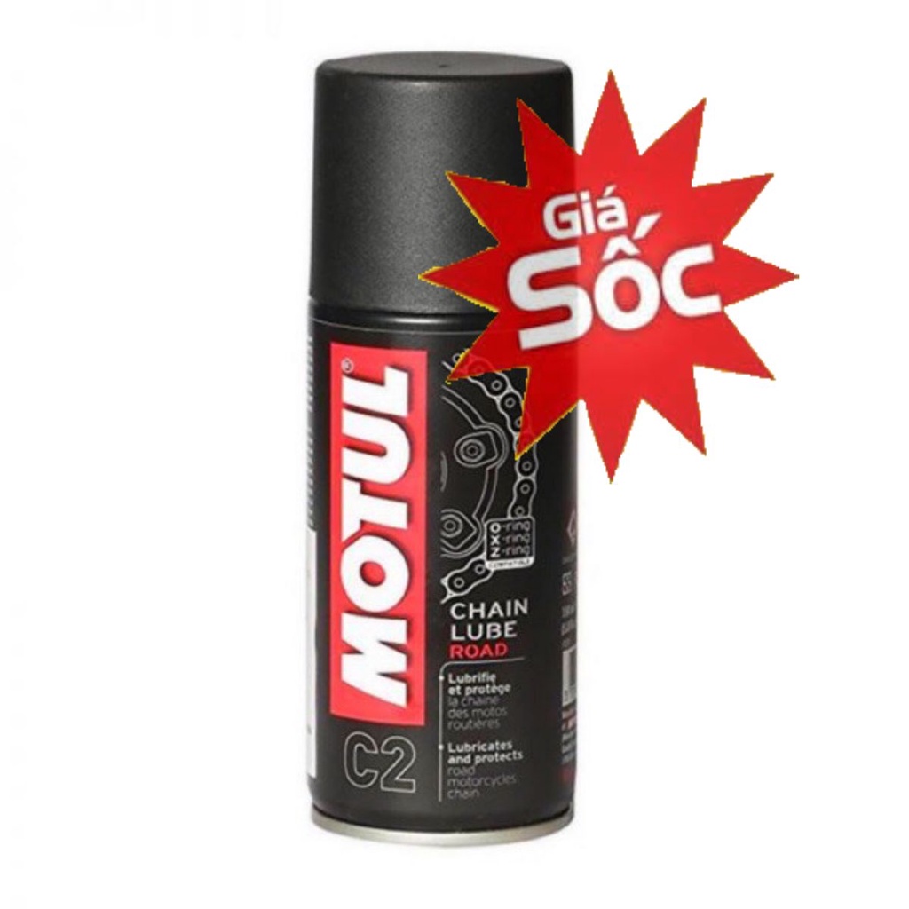 Chai xịt dưỡng sên Motul C2 150ml - Samurai Sài Gòn.