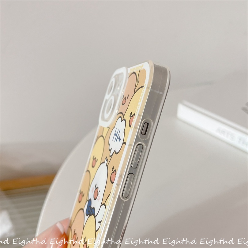 Ốp Điện Thoại Silicon Mềm Chống Sốc Hình Vịt Dễ Thương Cho iPhone 13 12 11 Pro Max X XR Xs Max 6 7 8 Plus SE 2020