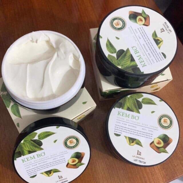 Kem body bơ - lá Organic Mẫu mới (hàng công ty)