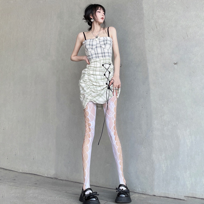 Quần Tất Lưới Xuyên Thấu Họa Tiết Hoa Hồng Gợi Cảm Cho Nữ Xixi