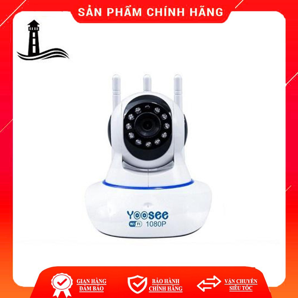 [Bán Giá Gốc] Bộ camera Yoosee 3 râu 2.0 1080P 11 đèn hồng ngoại đàm thoại 2 chiều, sắc nét