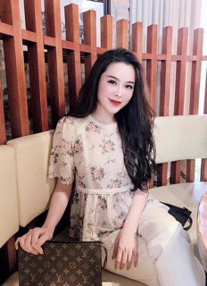 ÁO HOA VOAN ĐẸP SIÊU CẤP