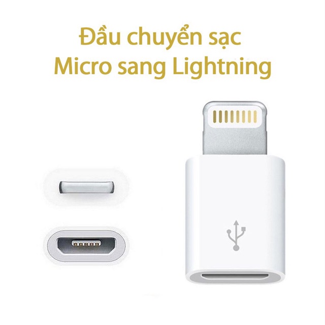 Đầu chuyển từ micro usb sang iPhone