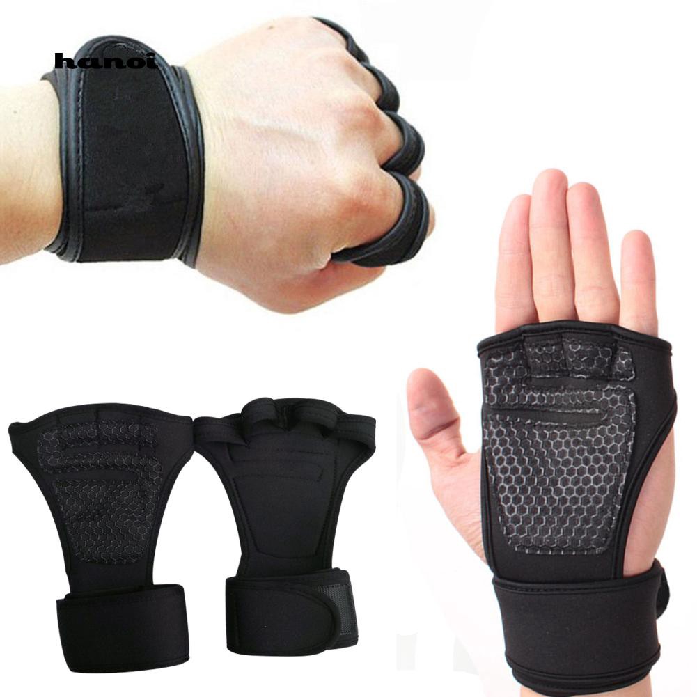 【Ready stock】Găng Tay Hở Ngón Chống Trượt Tập Gym Cho Nam Và Nữ