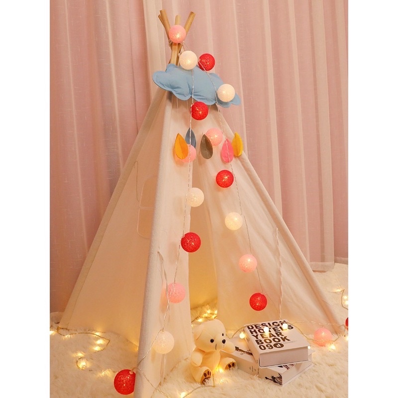 Đèn Cầu Mây Thái Lan 3M 20 Bóng Chạy Pin/ Cắm Điện - Udecor | BigBuy360 - bigbuy360.vn