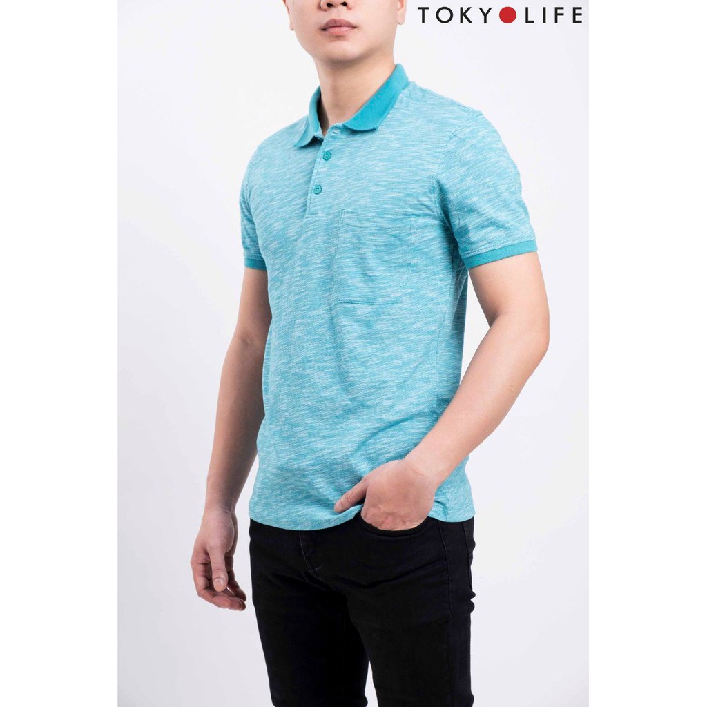 [Mã WABRTKL12 giảm 10% đơn 250K] Áo Polo Nam TOKYOLIFE cổ Đức không chân I733-053E | BigBuy360 - bigbuy360.vn