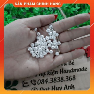 Combo 10 viên bi bạc cát đẹp 6 li