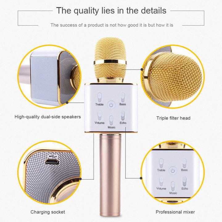 Micro Q7 Tích Hợp Loa Ngoài Bluetooth Hát Hay |Dũng 1