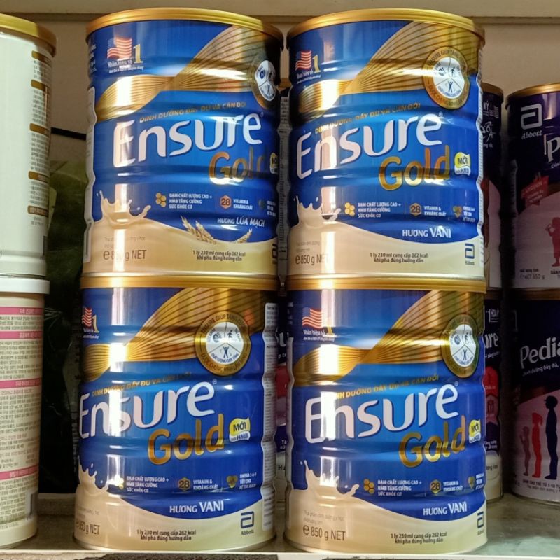 [Mã S09150915K giảm 15K đơn 0Đ] Ensure Gold 850g