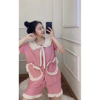 Bộ pijama viền bèo 1435k