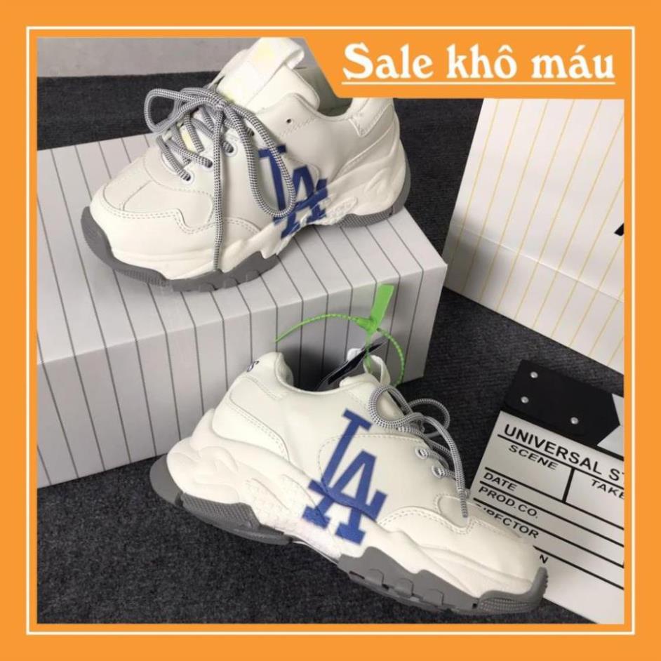 [Freeship+Box Bill] Giày Sneaker 𝐌𝐋𝐁 LA, Giày Thể Thao LA Da Bò Tăng Chiều Cao 4cm đế tách bản chuẩn HS